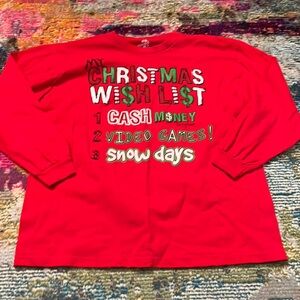 Christmas Wish List Shirt